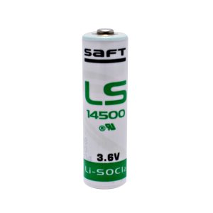 Pila de litio LS14500 3.6V tipo AA para medidores y sensores industriales en México