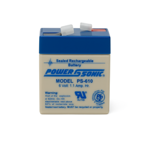 Batería Power Sonic PS-610 de 6V y 1.1Ah tipo AGM