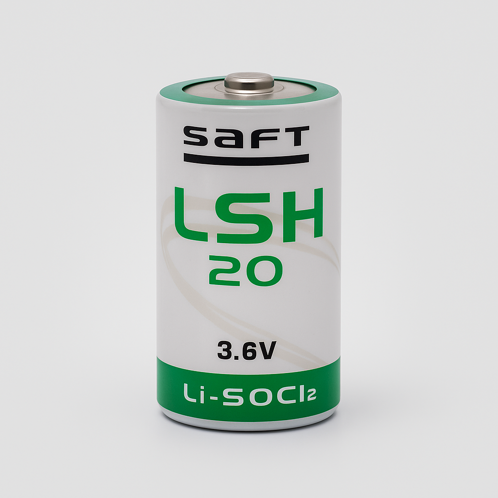 Batería de Litio SAFT LSH20 3.6V 13.0Ah Tipo D Alta Potencia
