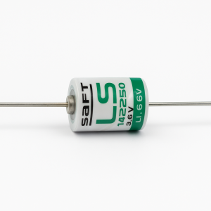 SAFT LS14250 AX 3.6V tipo 1/2AA con terminales axiales para PCB
