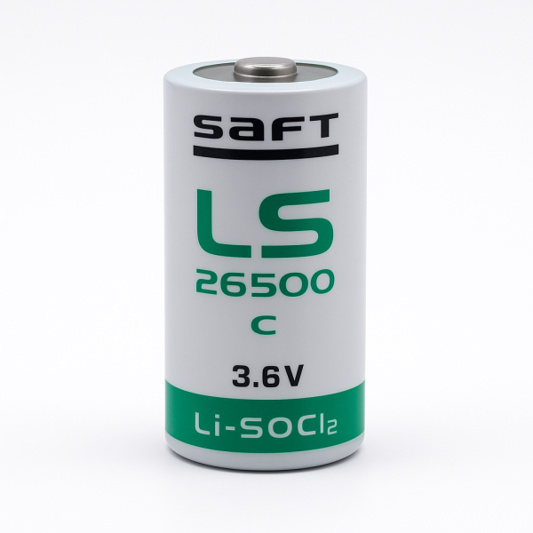 Batería de litio SAFT LS26500 3.6V 7700mAh tipo C para sensores e industria