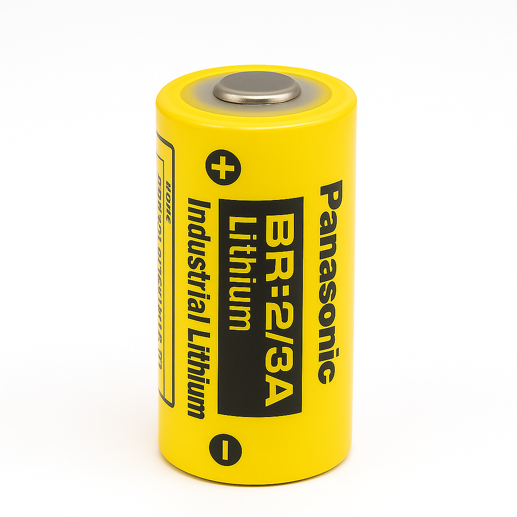 Pila de Litio Panasonic BR2/3A 3V 1200mAh – Tipo BR2/3A (Li-MnO₂)