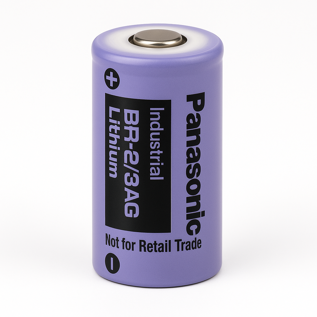 Pila de Litio Panasonic BR2/3AG 3V 1450mAh – Tipo BR2/3A (Li-MnO₂)