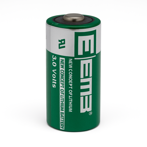 Pila de litio EEMB CR123A de 3.0V, tamaño 2/3A