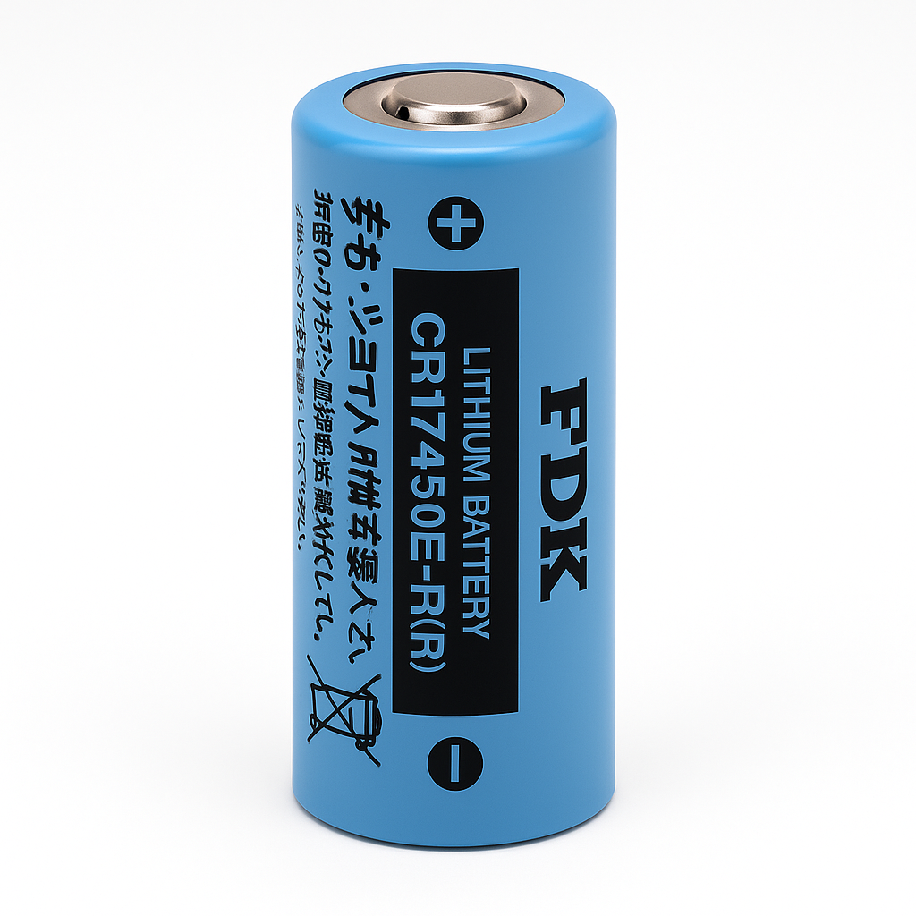 Pila de litio FDK CR17450E-R 3.0 V 2400 mAh Tamaño 4/5 A  Litio-Manganeso Dióxido (Li-MnO₂)