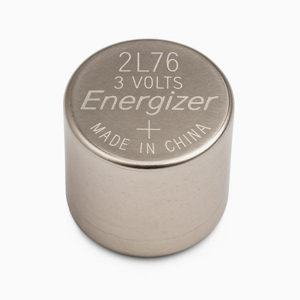 Pila Energizer 2L76 CR1/3N de litio 3V, vista frontal sin empaque