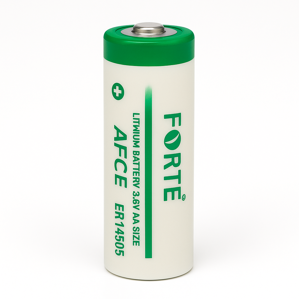 Pila de Litio FORTE ER14505 Tamaño AA 3.6V 2600mAh Cloruro de Tionilo