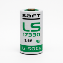 Pila de Litio SAFT LS17330 3.6V 2100mAh Tipo 2/3A Li-SOCl₂