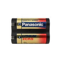 Batería de litio PANASONIC 2CR-5 6.0 Volts 1400 mAh Li-MnO₂ – Tamaño 245