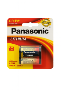 Batería de litio PANASONIC CR-P2 6.0 Volts 1400 mAh Li-MnO₂ – Tamaño 223