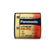 Batería de litio PANASONIC CR-P2 6.0 Volts 1400 mAh Li-MnO₂ – Tamaño 223
