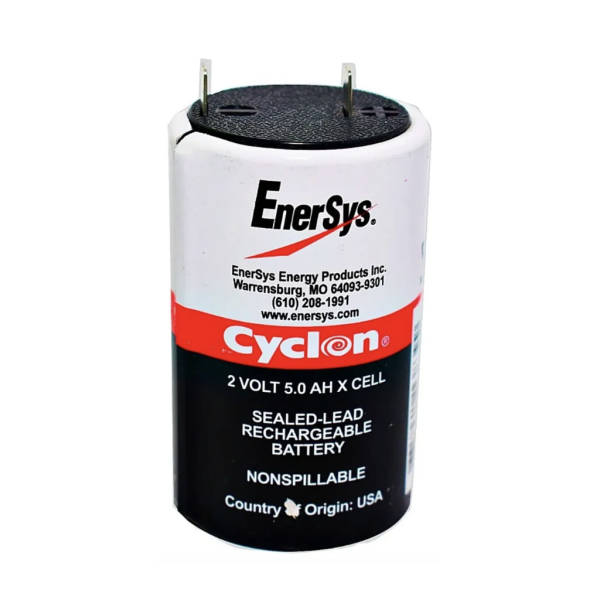 Pila Cyclon 0800-0004 2.0V 5Ah formato X Pure Lead AGM EnerSys