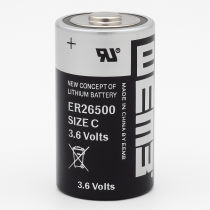 Pila de Litio EEMB ER26500 3.6V 8500mAh – Tipo C Cloruro de Tionilo (Li-SOCl₂)