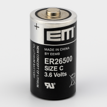 Pila de Litio EEMB ER26500 3.6V 8500mAh – Tipo C Cloruro de Tionilo (Li-SOCl₂)