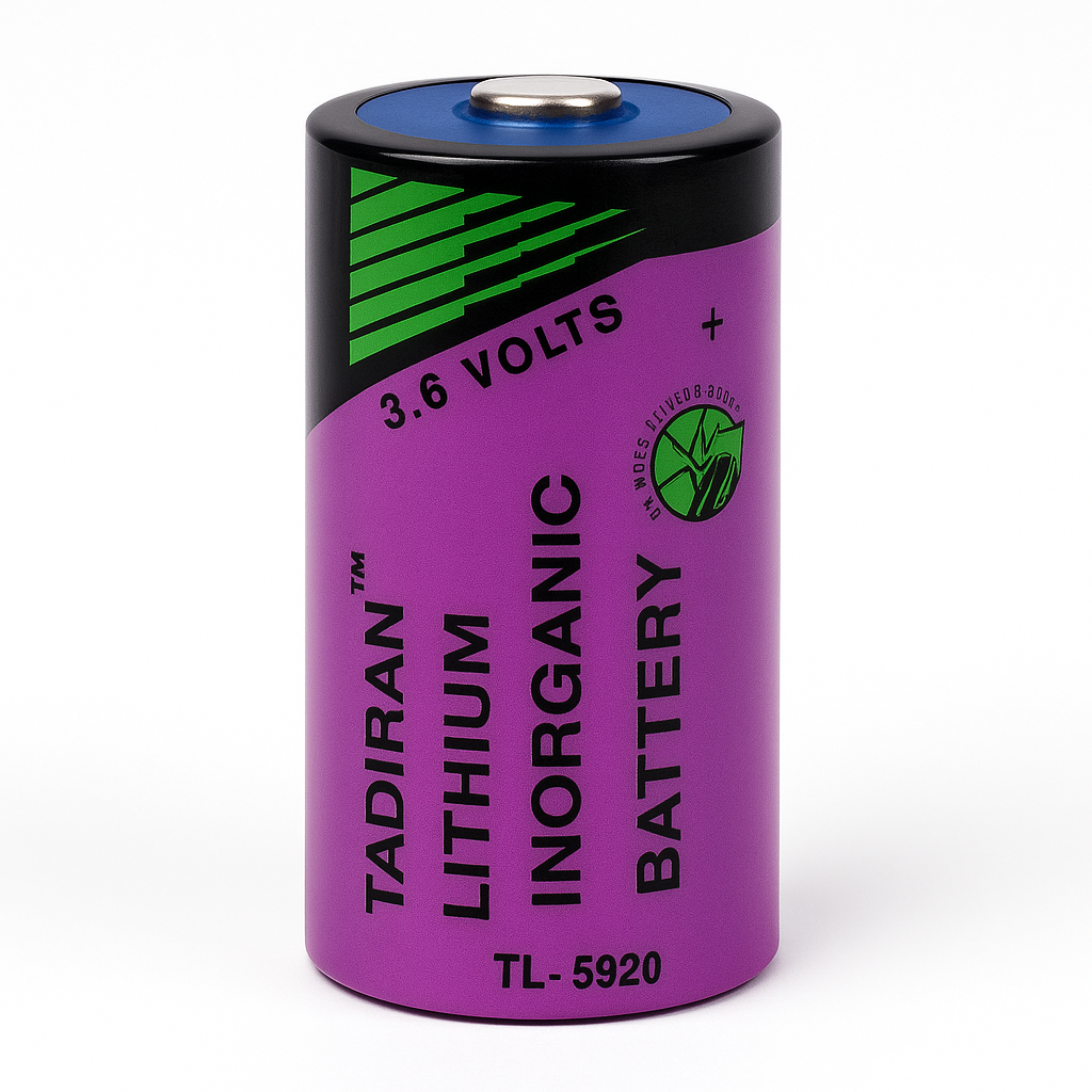 Pila Tadiran TL-5920 de 3.6V y 7.2Ah Tamaño C Alta Duración