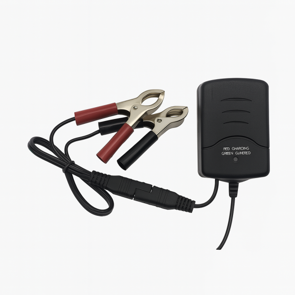 Cargador Power-Sonic PSC-121000ACX con pinzas tipo cocodrilo para baterías selladas de 12V