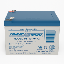 Batería sellada Power Sonic PS-12140F2 12V 14Ah AGM – Terminal F2