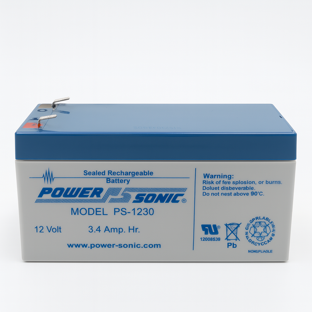 Batería sellada Power Sonic PS-1230F1 12V 14Ah AGM – Terminal F1