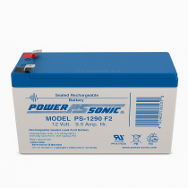 Batería sellada Power Sonic PS-1290F2 12Volts 9.0 Ah AGM para UPS y Alarmas – Terminal F2