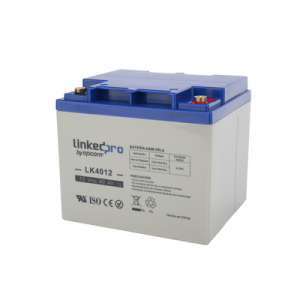 Batería 12V 40Ah AGM LinkedPro LK4012 VRLA terminal T2 para UPS y respaldo en Guadalajara