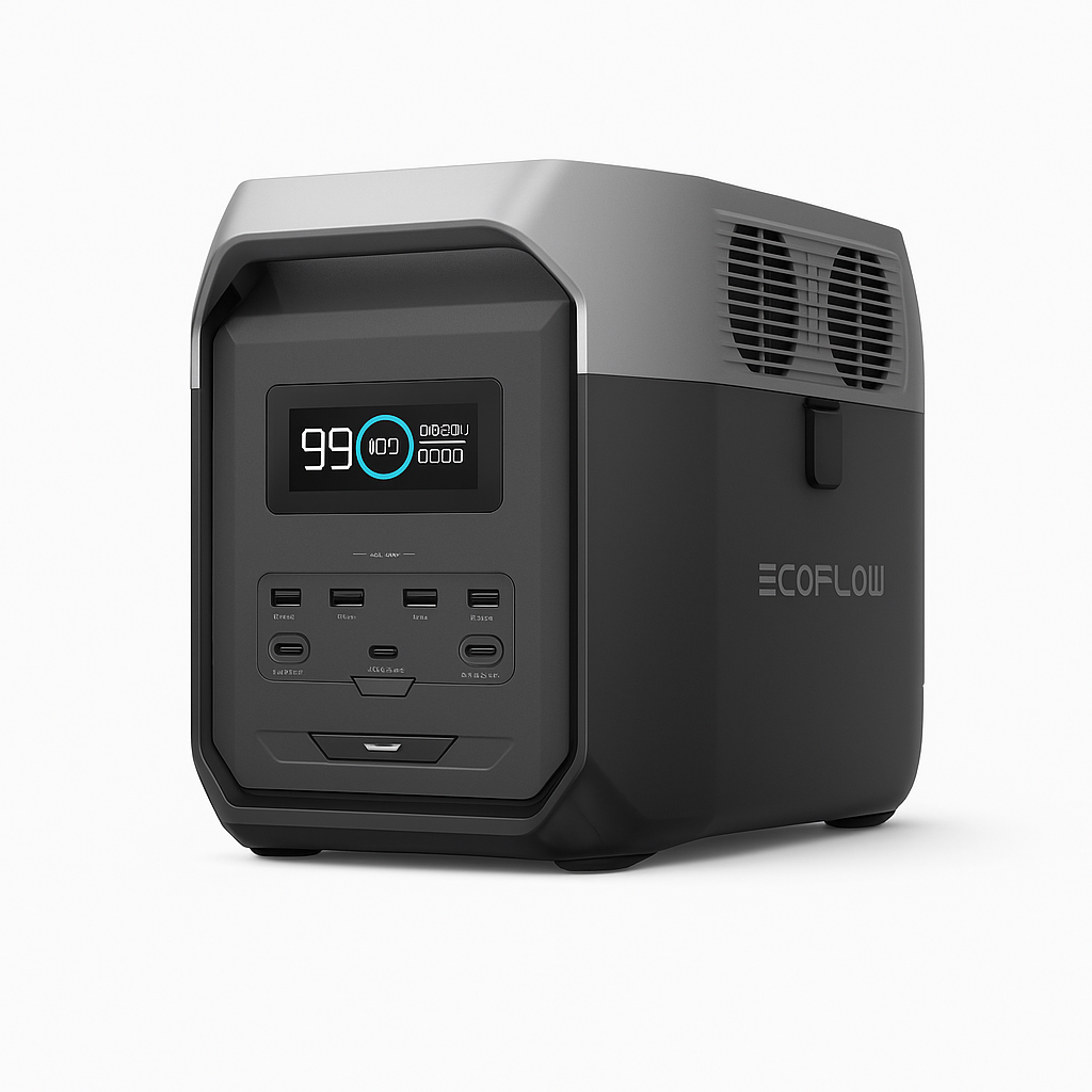 Estación de Energía Portátil EcoFlow DELTA 3 1536 Wh LiFePO₄ 1800 W UPS 15 ms