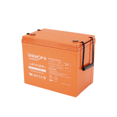 Batería 12 V 75 Ah UL AGM-VRLA para Alarmas y Video Vigilancia