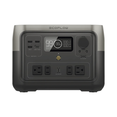 EcoFlow River 2 Max Estación de Energía Portátil 512Wh Litio LFP