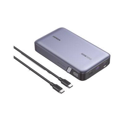 Power Bank de 20000mAh 3 Salidas 100W Max USB-A + 2 USB-C
