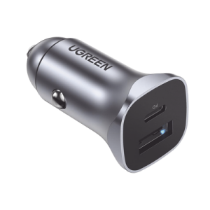 Cargador auto USB-C 30780 UGREEN 24W para vehículo 12-24V