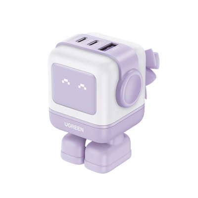 Cargador múltiple UGREEN 35314 GaN 65W con 3 puertos USB rápido