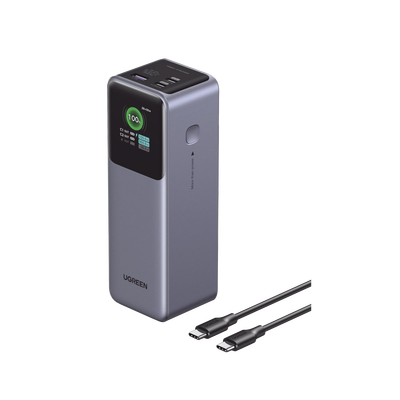 Power Bank de 25000mAh 3 Salidas 200W Max Carga Segura Laptop