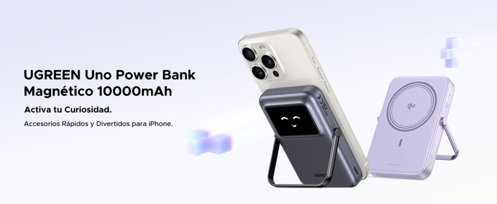 Power Bank Serie UNO Inalámbrico 10000mAh Carga Rápida USB-C