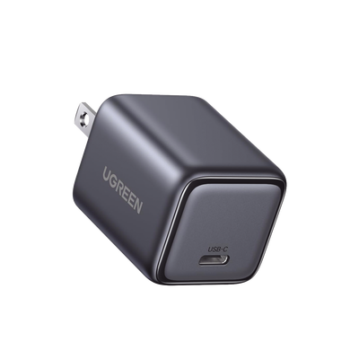Cargador GaN 30W 55530 de UGREEN con USB-C rápido y compacto