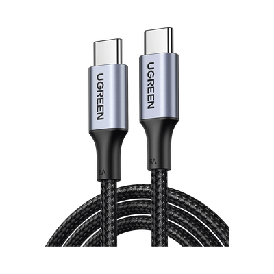 Cable USB-C 70427 UGREEN de 1m con carga rápida PD3.0 y nylon trenzado