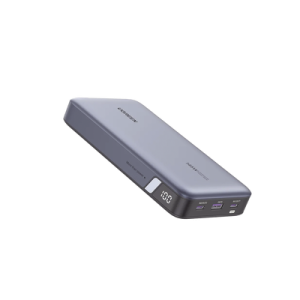 Power Bank de 25000mAh 145W Max 3 Salidas USB-A y USB-C Gris