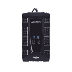 UPS línea interactiva AVRG900LCD de CYBERPOWER con 900 VA para respaldo hogar