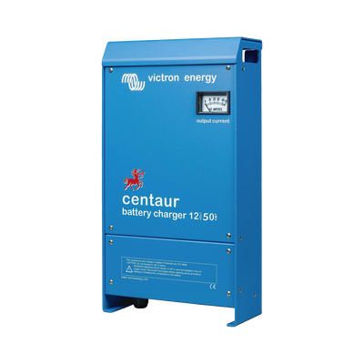 Cargador de baterías 12V 50A CC12/50 de Victron Energy para bancos 200-500 Ah
