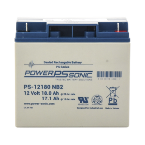 Batería AGM 12V PS-12180-NB2 Power Sonic para respaldo hogar