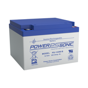Batería AGM 12V PS-12260-B Power Sonic para respaldo 26AH