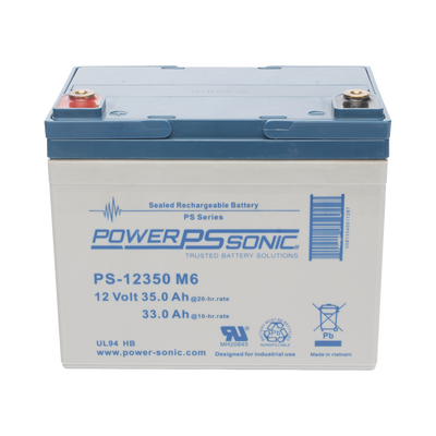 Batería AGM 12V PS-12350-M6 Power Sonic Postes  35AH