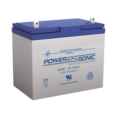 Batería AGM 12V PS-12550U Power Sonic 55AH