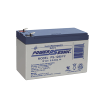 Batería AGM 12V 8AH PS-1280-F2 Power Sonic para respaldo hogar