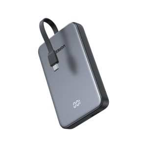 Power Bank 10000mAh con Cable Integrado 20W USB-C PD3.0 PPS