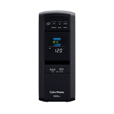 UPS línea interactiva CP1000PFCLCDA de CyberPower con 1000 VA para hogar