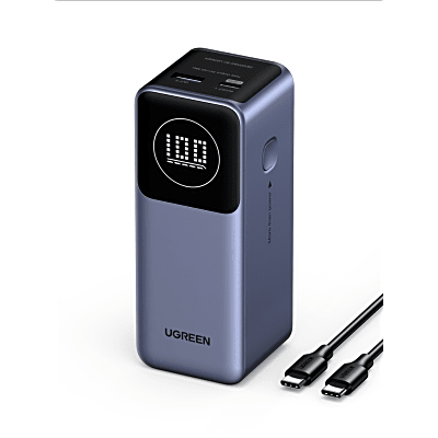 Power Bank de 12000mAh 100W USB-A + USB-C con Pantalla Inteligente