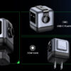 Cargador Mini GaNRobot 30W UGREEN 15550B GaN 30W con USB-C rápido