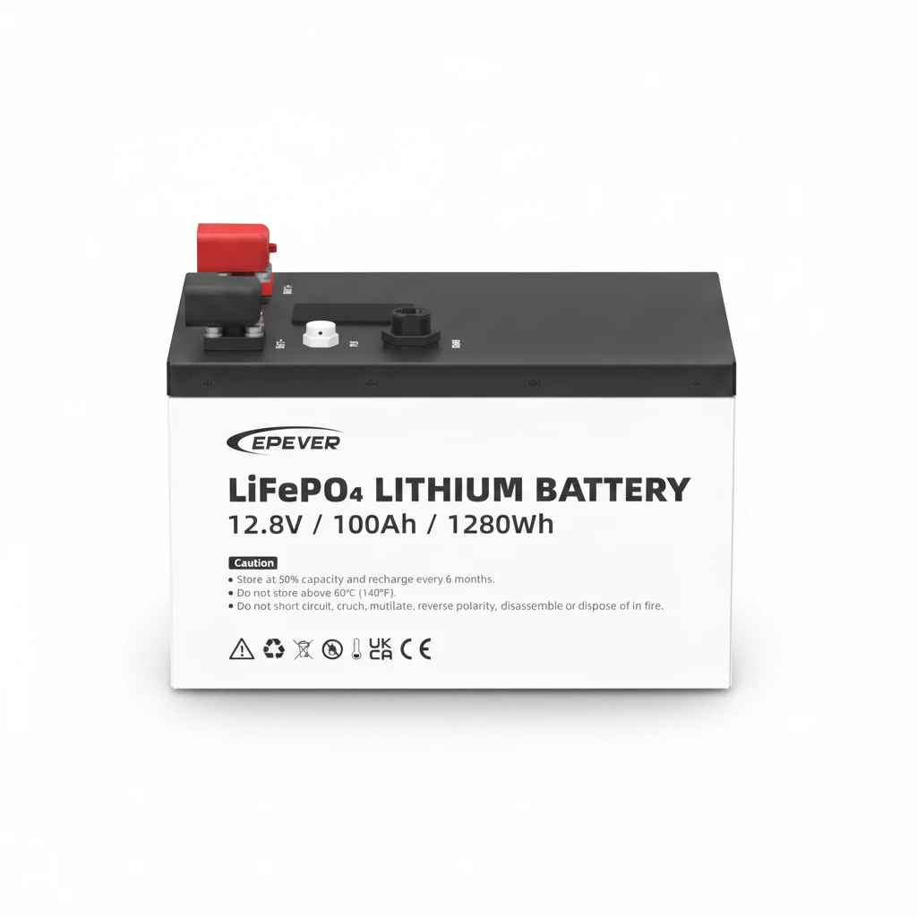 Batería de Litio LFP1.28KWH EPEVER 12.8 V 100.0 Ah