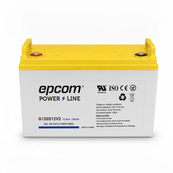 Epcom bateria-g120d12v2-epcom · Vista-Frontal Epcom bateria-g120d12v2-epcom · Vista-Frontal