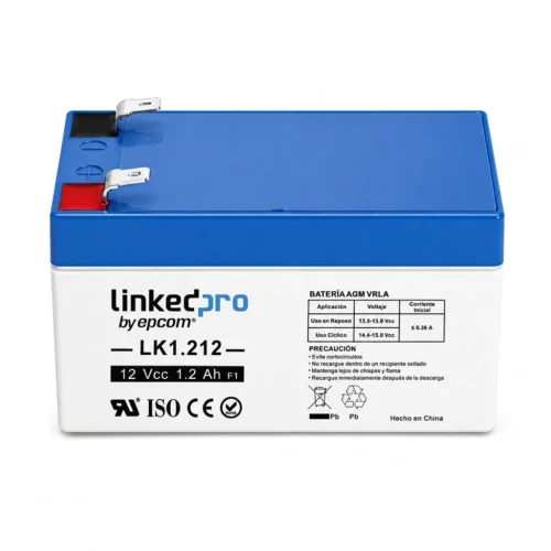 Batería LK1.212 Ácido PLomo Linkedpro 12.0V 1.2Ah Recargable