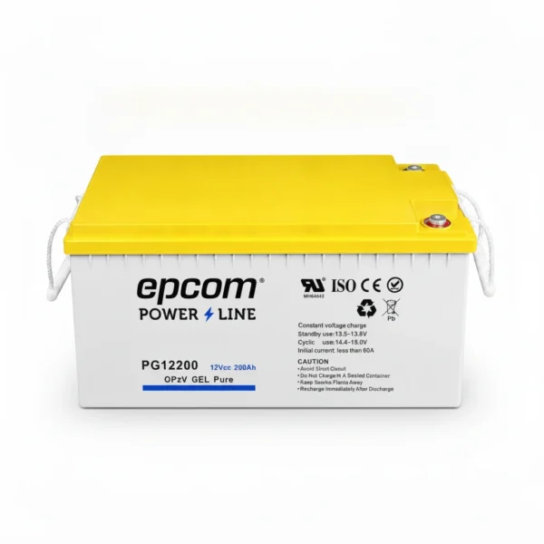 epcom bateria-pg12200-12v200ah-epcom · Vista-Frontal epcom bateria-pg12200-12v200ah-epcom · Vista-Frontal